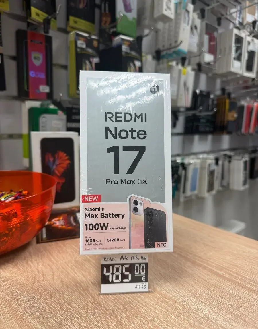 Redmi Note 17 Pro Max 16/512gb black