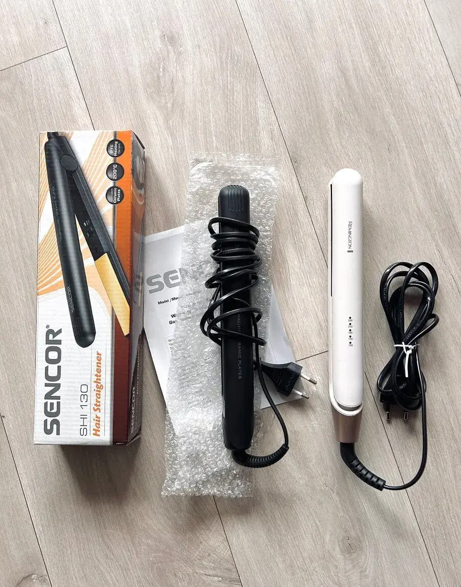 Žehlička na vlasy 2x, Remington & Sencor