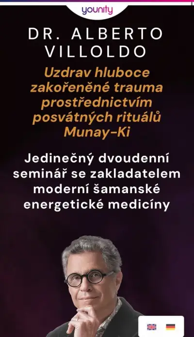 Alberto Villoldo Praha Vstupenka na 2-dnovy seminar