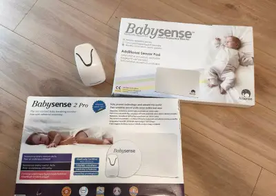 Monitor dychu Babysense 2 Pro s troma podlozkami