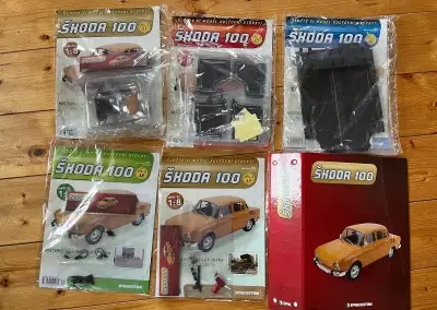 Nepoužité diely na Škoda 100L 1:8 DeAgostini