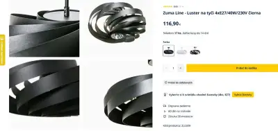 Dizajnový luster