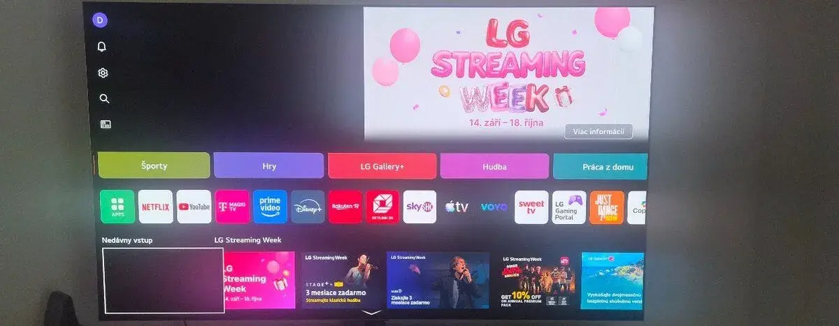 LG oled 65 G54LW- vlajkový oled v 21 mesačnej zaruke
