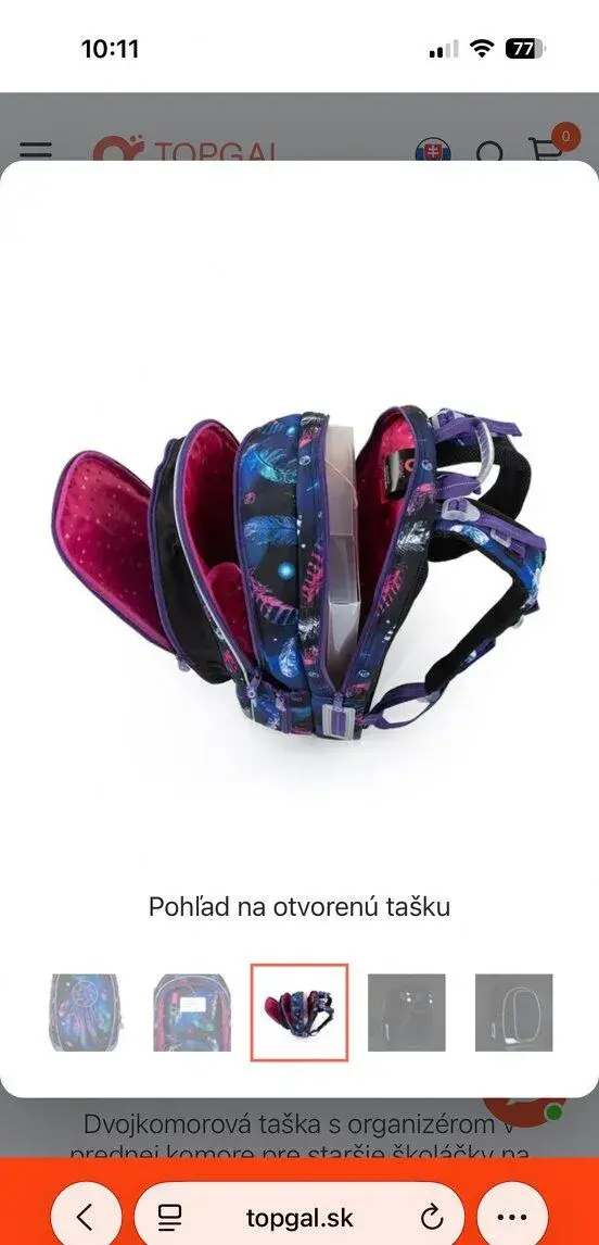 Školská taška Topgal