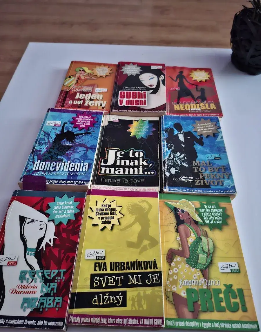 Set 9 kníh pre ženy – od dcéry, Araba, Japonska až po lásku