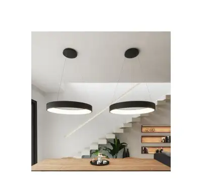 Závesné svietidlo ACB DILGA LED 48W, 3200K čierne TRIAC