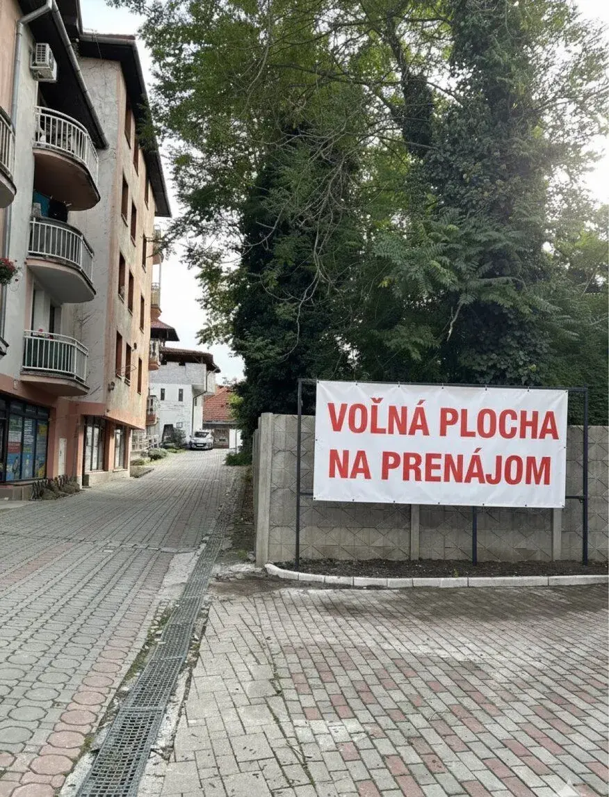 Reklamná plocha na prenájom