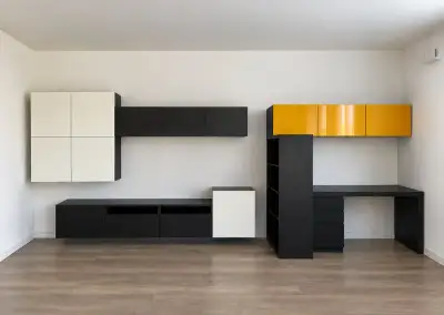 Besta IKEA obývačková stena