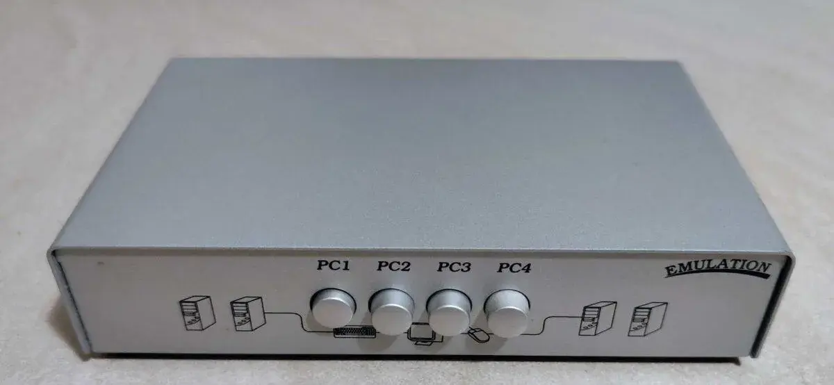 ✔️ kvm switch pre max 2 alebo 4 počítače a 1 monitor