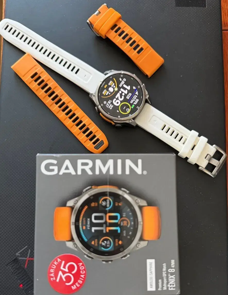 Garmin Fenix 8 47mm AMOLED Sapphire Titanium, záruka do 8/20