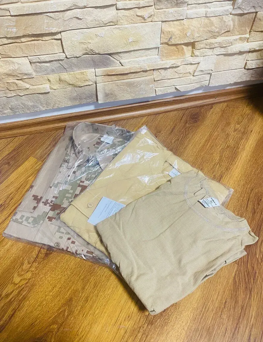 Army tričko, polokošeľa a termotričko – púštna farba (L / XL