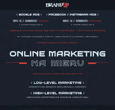 Výkonnostný online marketing (Google, Facebook) – Freelancer