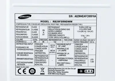Kombinovana chladnicka s mraznickou Samsung Total no frost