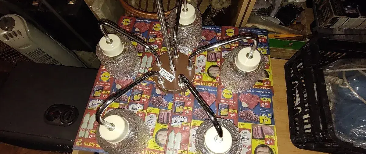 Retro lampa - luster