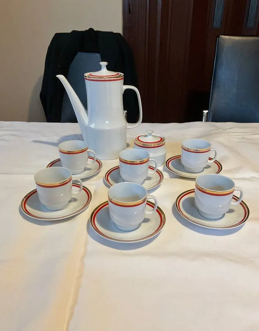 Porcelánová kávová súprava