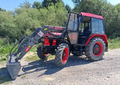 Zetor 6945 s čelným nakladačom