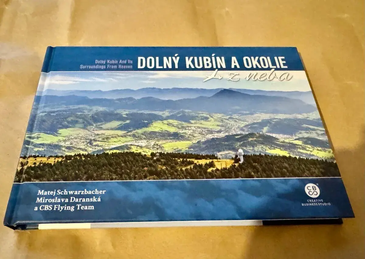 Dolný Kubín a okolie z neba