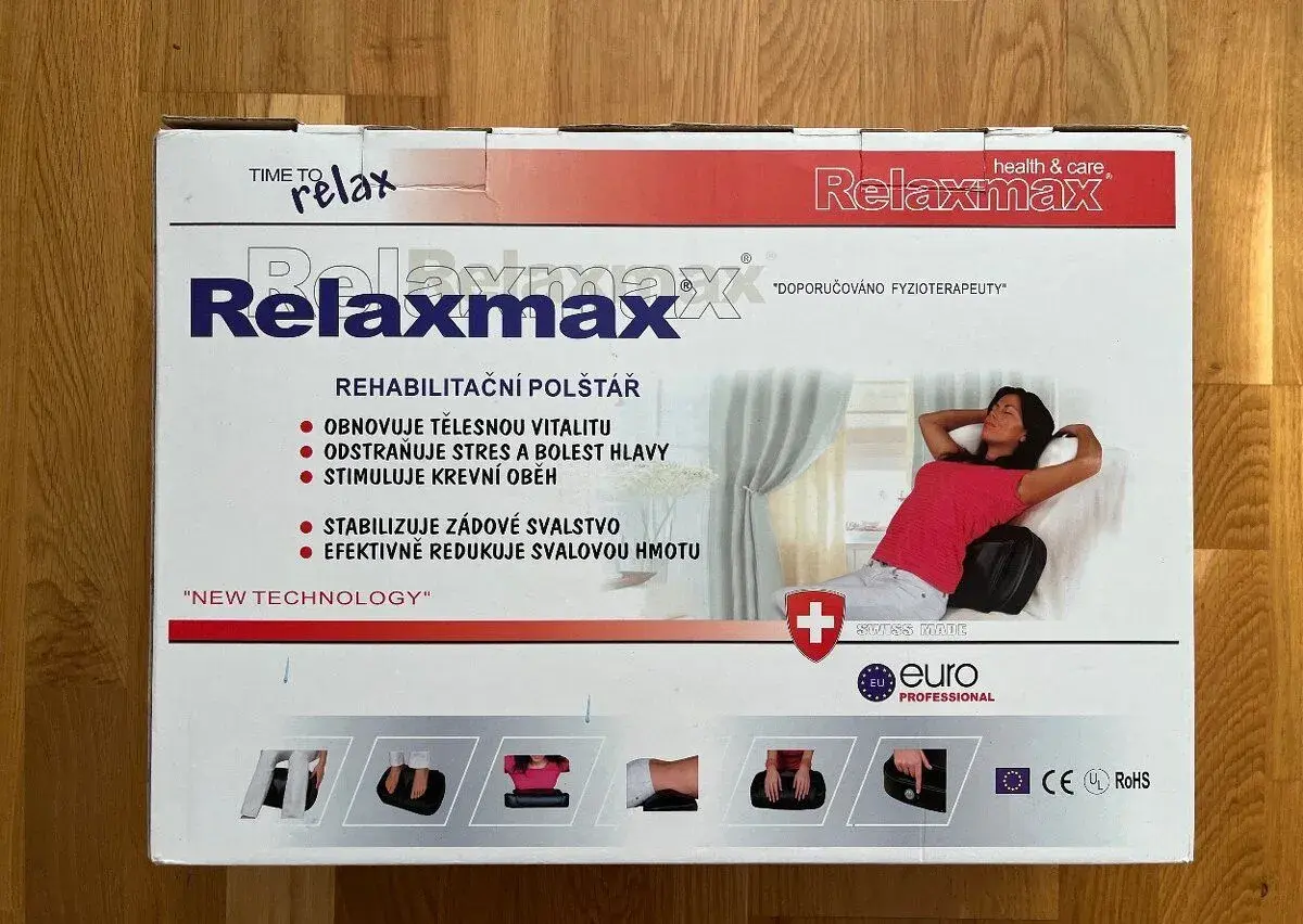 Relaxmax®️ REHABILITAČNÍ POLŠTÁŘ