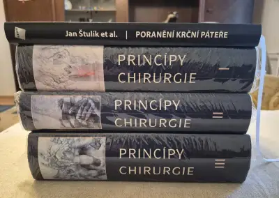 Kniha Princípy chirurgie I. II. III. + Poranění krční páteře