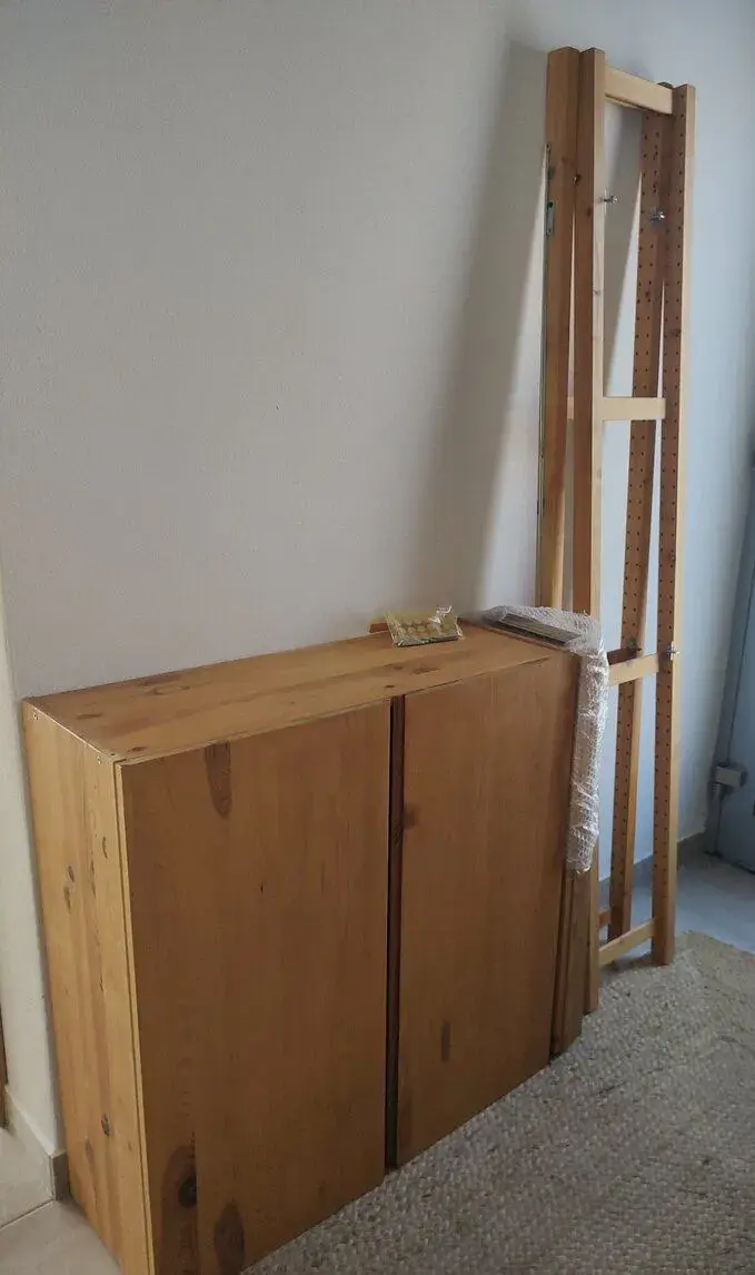 IKEA regál so skrinkou so série Ivar