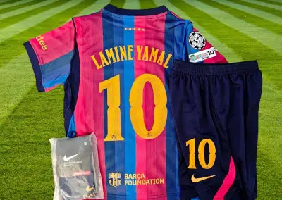 dres Lamine Yamal #10 FC Barcelona 26/27 Liga majstrov