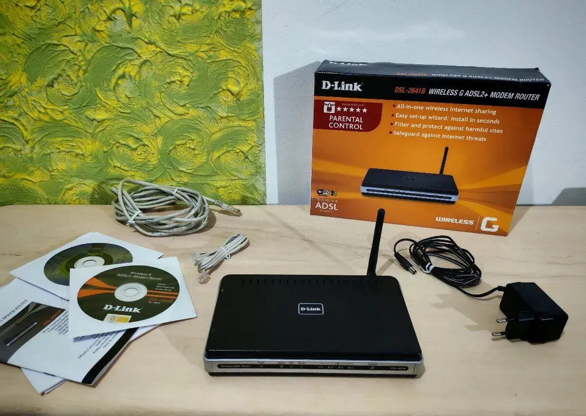 D-Link DSL-2641B – ADSL2+ Wi-Fi modem router
