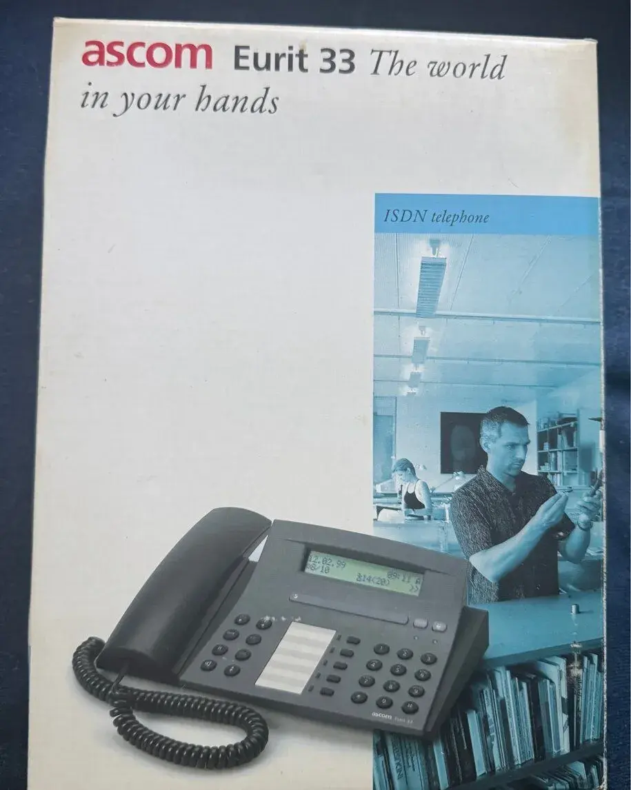 retro ISDN telefón Ascom Eurit 33
