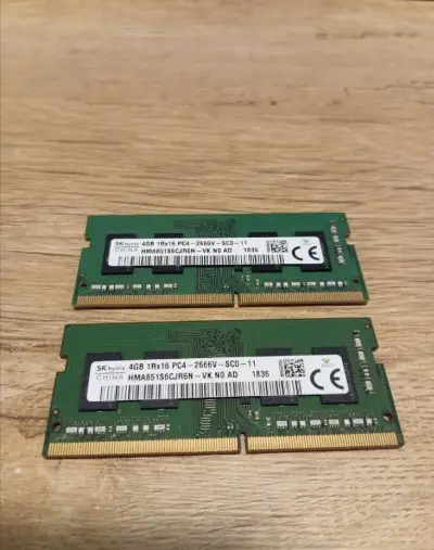 2x4GB RAM DDR4 pre NTB