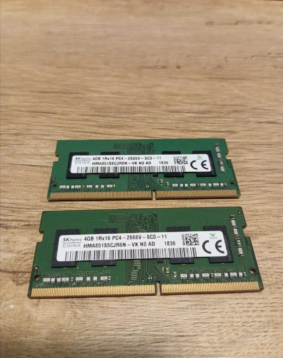 2x4GB RAM DDR4 pre NTB