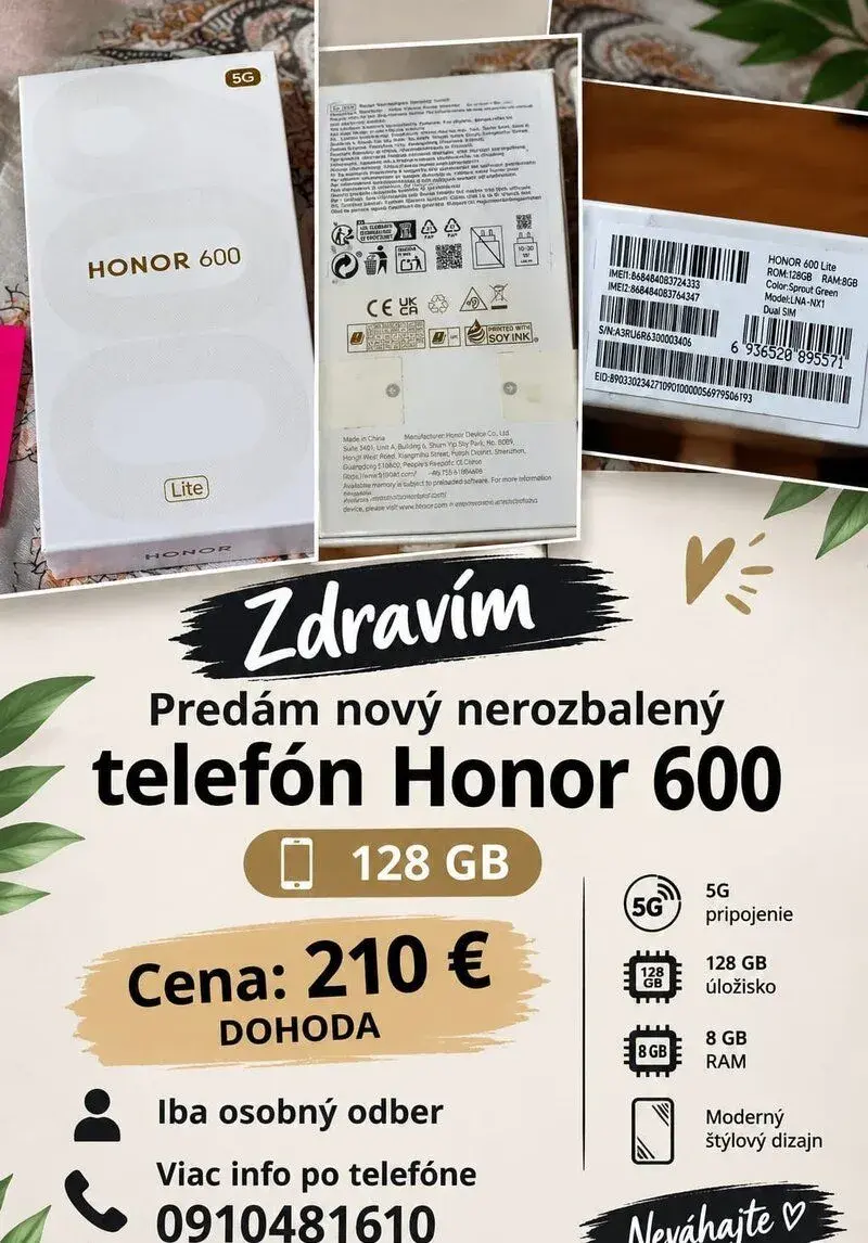 Honor 600