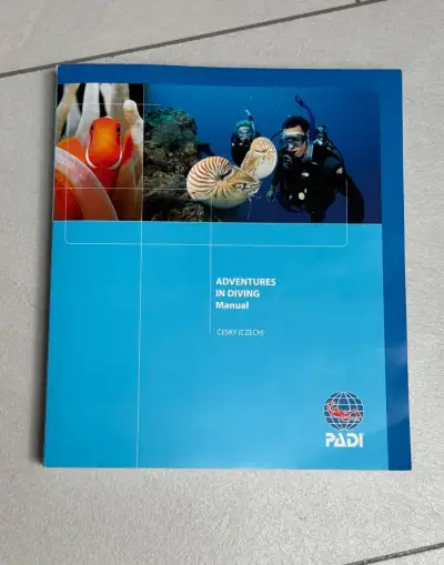 PADI Adventure in diving manuál CZ