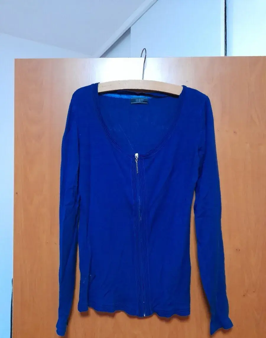 GUESS original damsky sveter na zips S/M