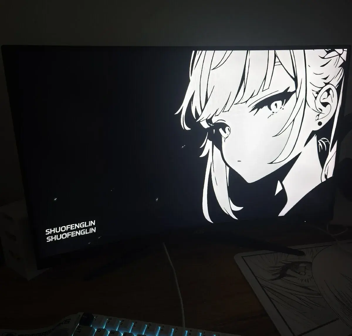 AOC monitor, 1ms, 240HZ 1080p monitor