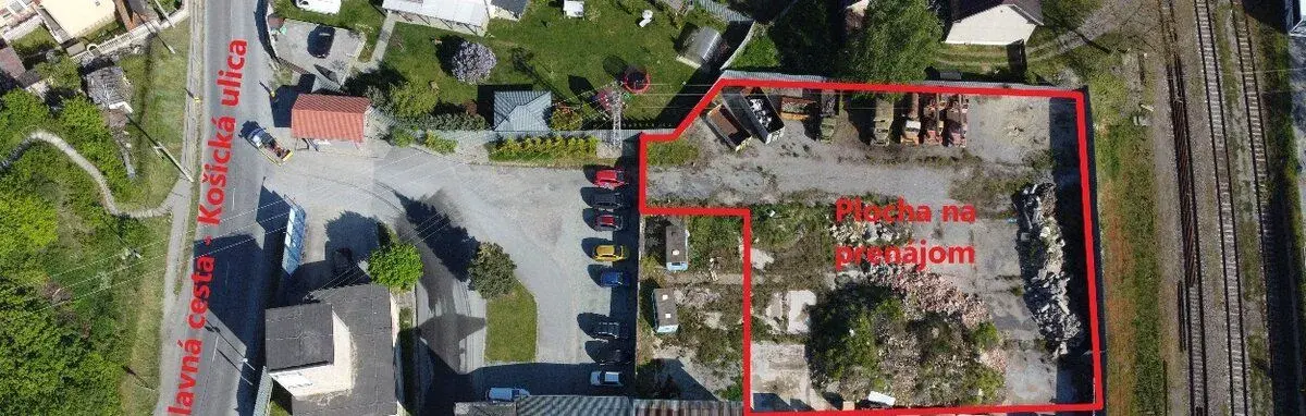 Voľné spevnené plochy 260 - 8000 m², Kostoľany nad Hornádom