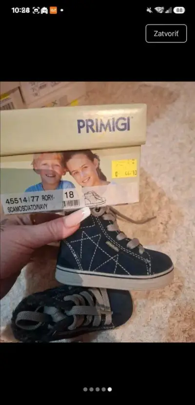 Nove Primigi zateplene topanocky 18