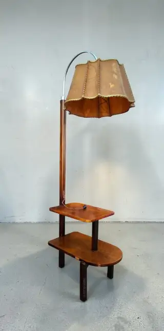 Retro lampa so stolíkom - v sobotu 17.10. možnosť dovozu