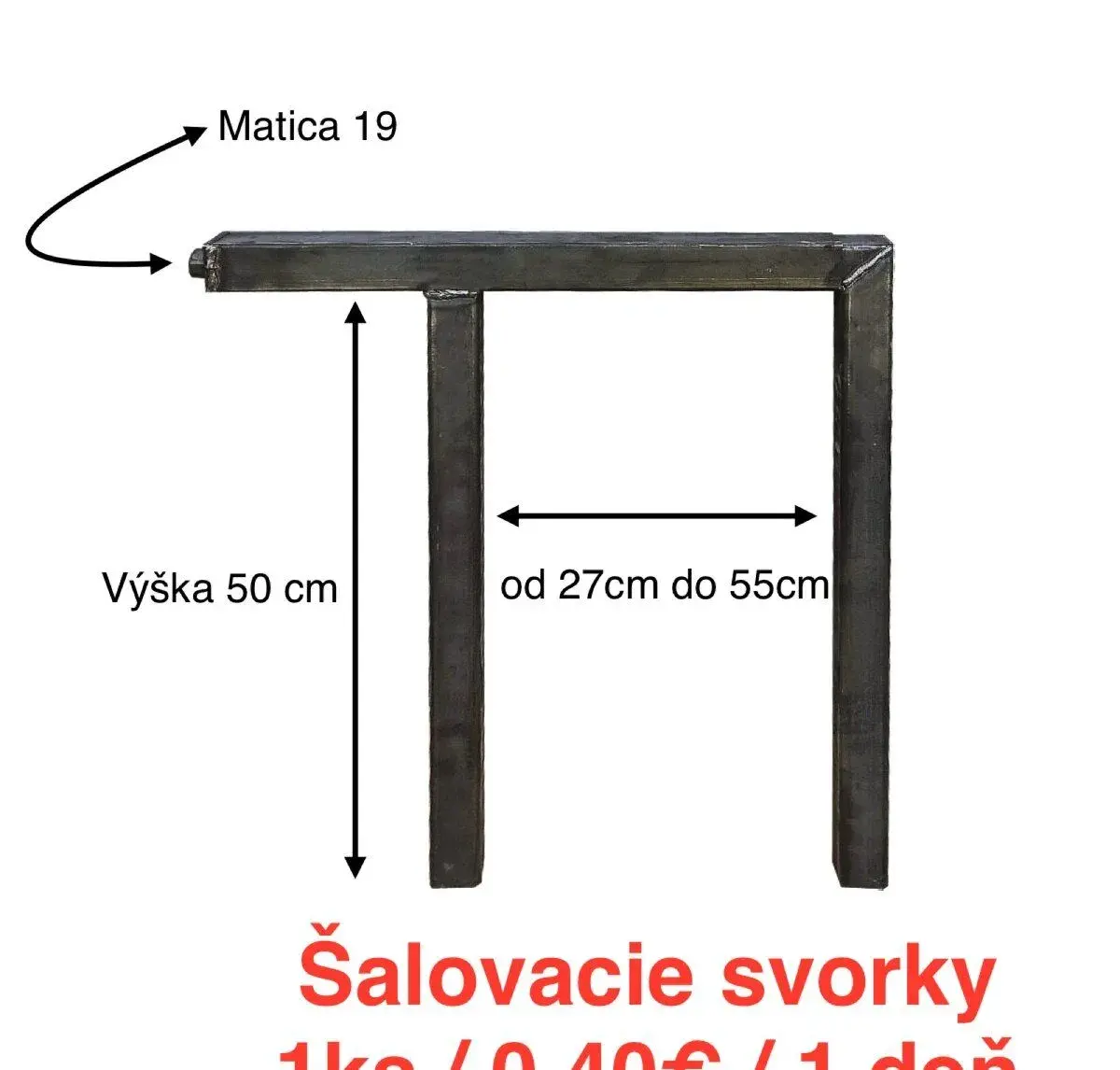 Prenájom šalovacích svoriek na debnenie (svorky na šalung)
