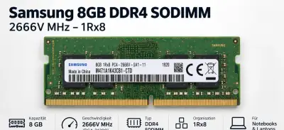 Samsung 2x8GB (16GB) ddr4 2666V (Notebook)