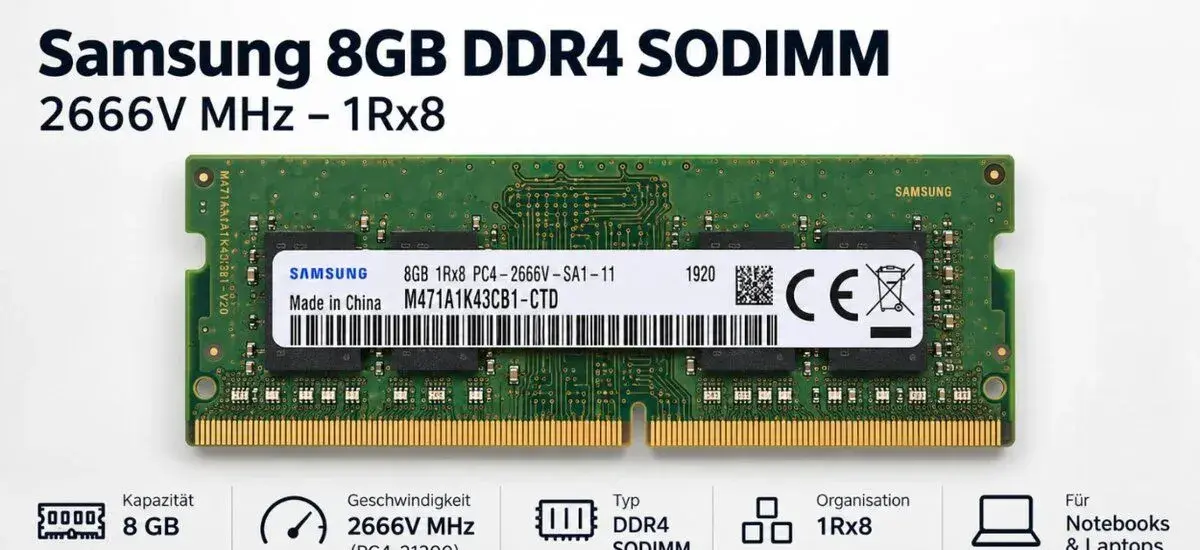 Samsung 2x8GB (16GB) ddr4 2666V (Notebook)