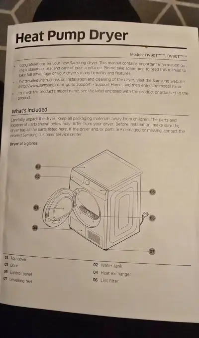 Samsung – sušička s tepelným čerpadlom, 8 kg, A+++