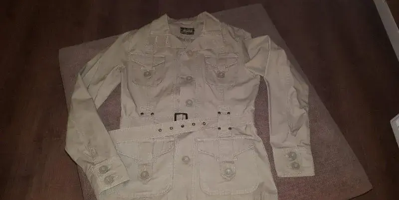 Prechodný kabat dámsky, nenosený, veľkosť 12
