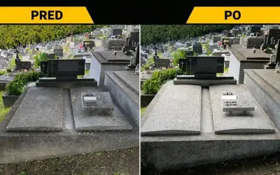 Čistenie hrobov a obnova písma Žilina a okolie