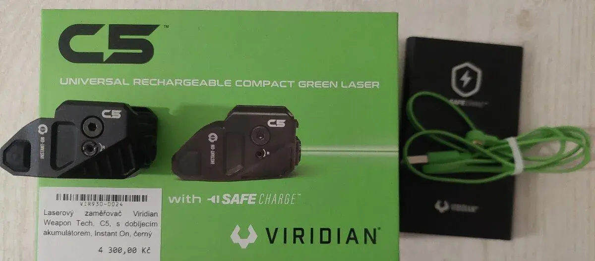 Laserový zameriavač Viridian C5 Green Laser