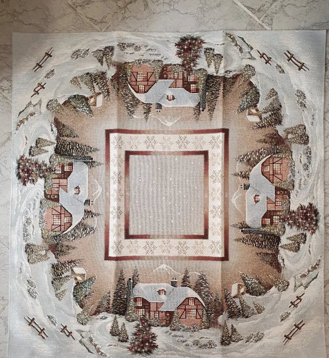 Vianocne gobelinove obrusy, štóly, vankúšiky