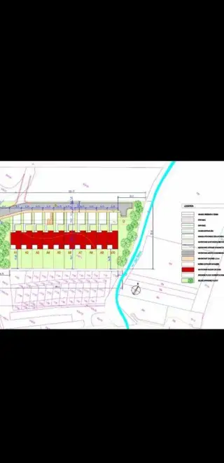 Investičný projekt na 10 rodinných domov - Malženice
