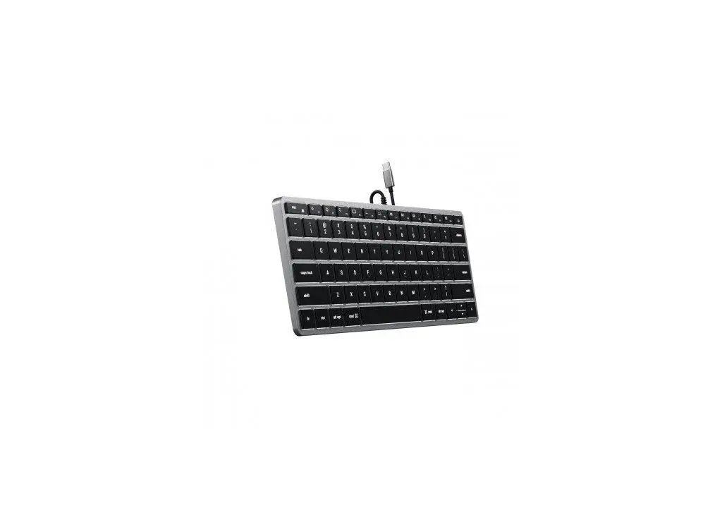 Satechi klávesnica Slim W1 Wired Backlit Keyboard