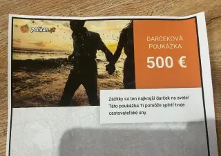 500€ PELIKAN Darčeková poukážka / voucher