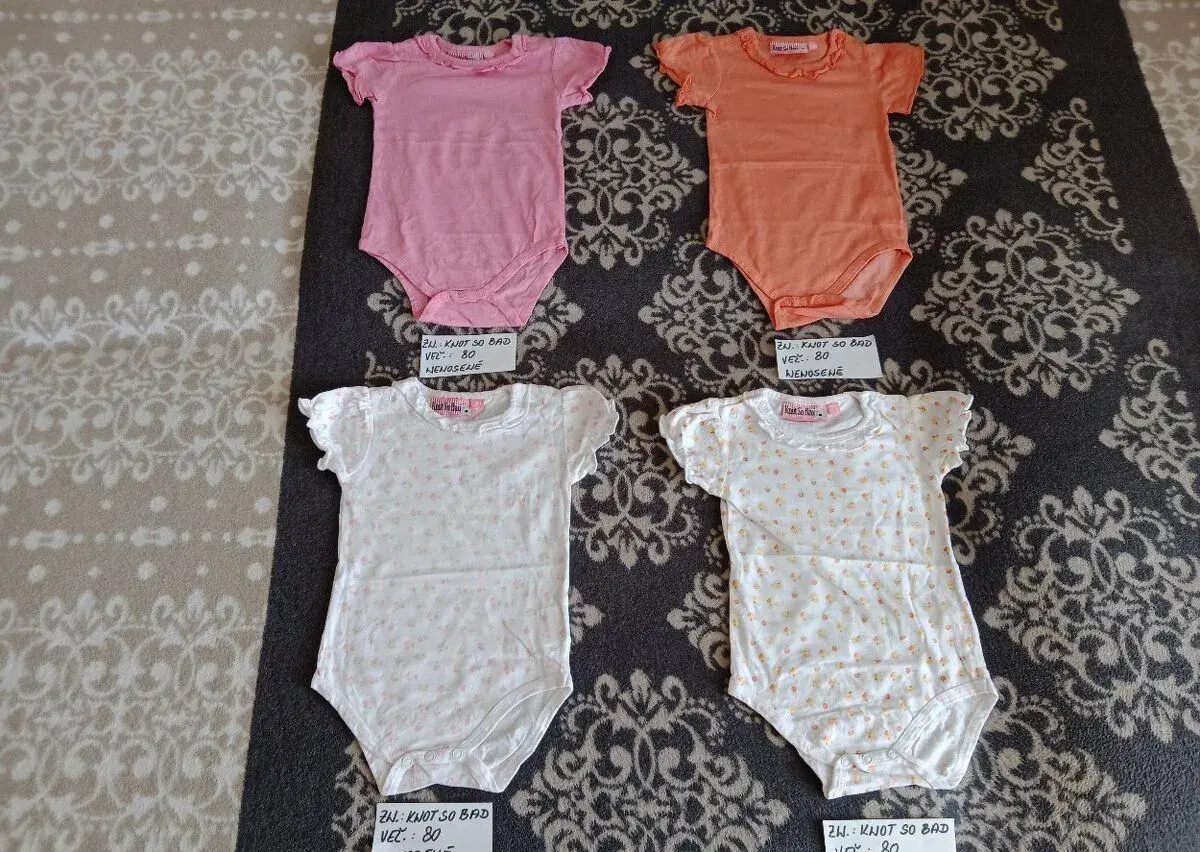 Nenosené letné dievčenské body veľ.80