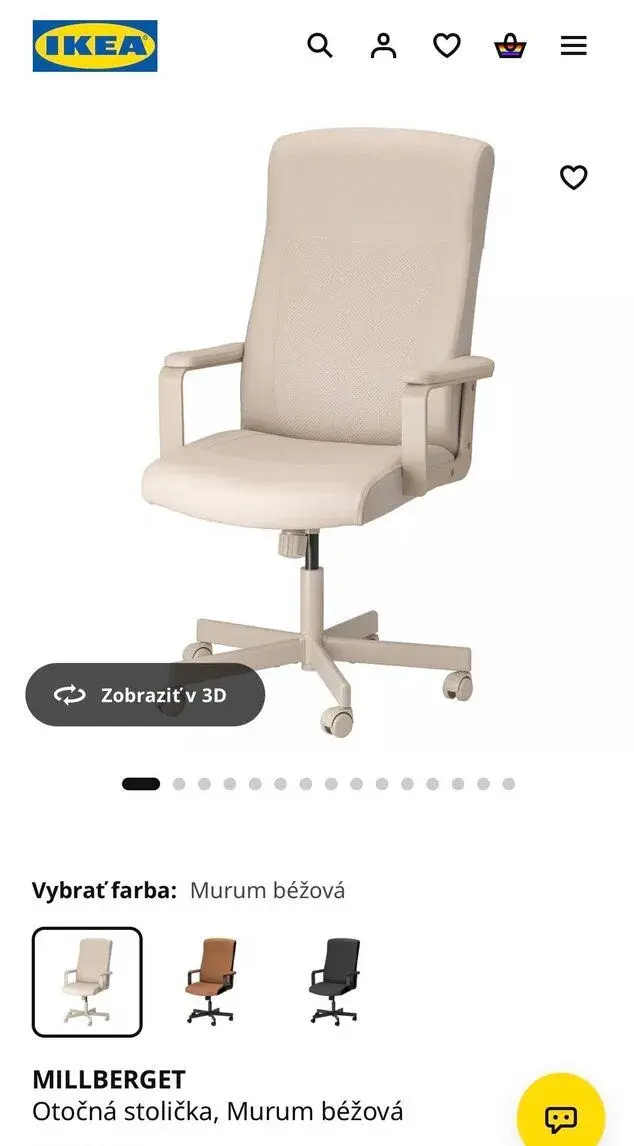 Stolička IKEA Millberget