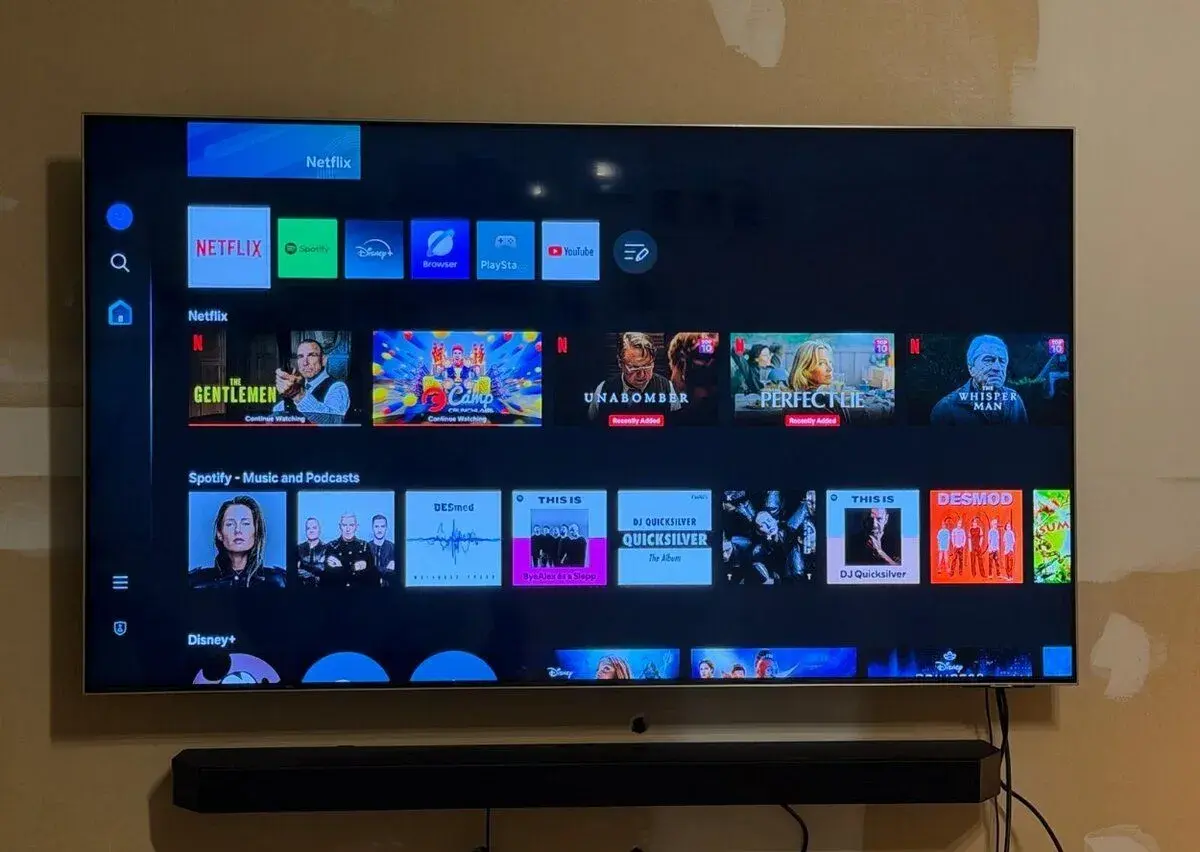 stav 55” televízor Samsung + držiak na stenu grátis